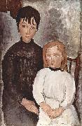 Amedeo Modigliani Zwei Madchen Spain oil painting artist